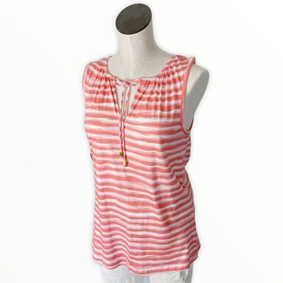 MICHAEL KORS Striped Sleeveless Tank Top - Picture 5 of 16